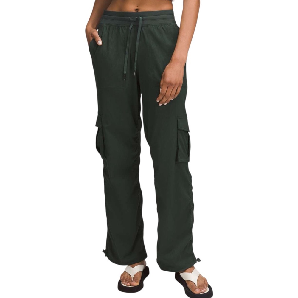 lululemon athletica Dark Green Cargo Track Pants